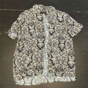 Zara short sleeve button up